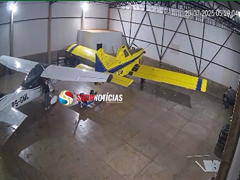 Ladr�es tentam roubar avi�o em fazenda na regi�o de Americana do Norte, em Tabapor� e roubam caminhonete