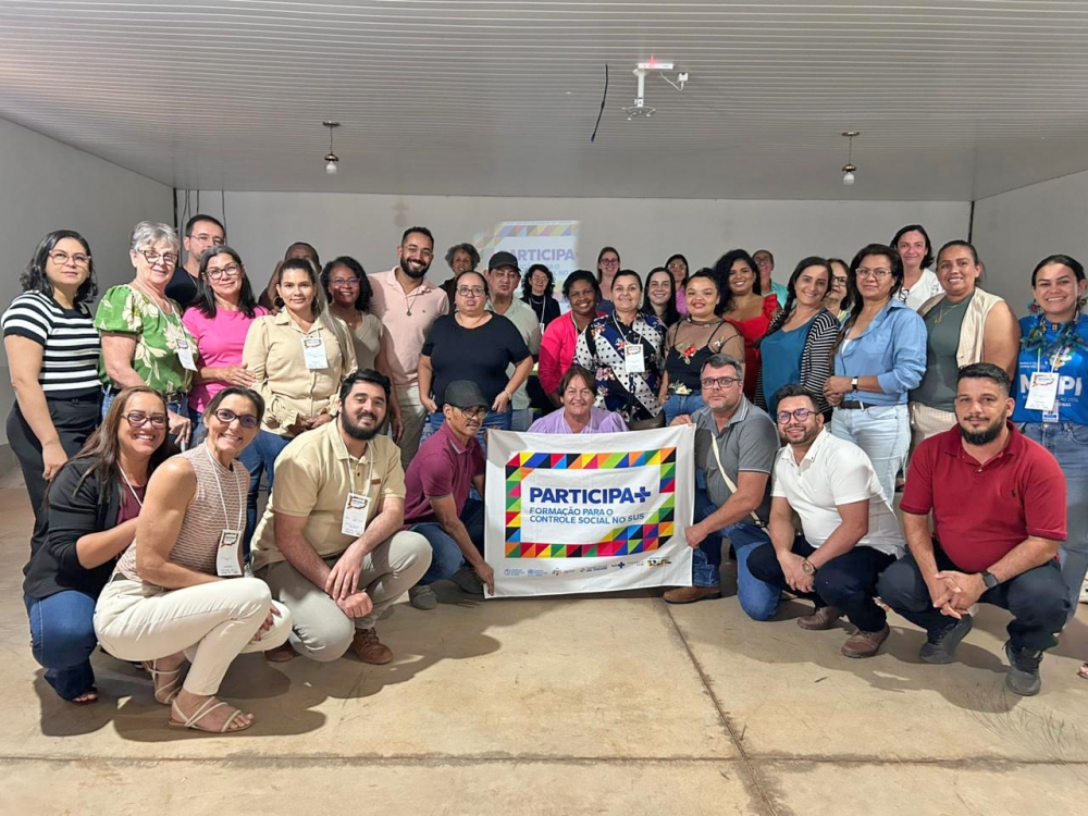 Conselho Municipal de Sa�de de Juara participa de capacita��o do PARTICIPA+ em Ju�na.