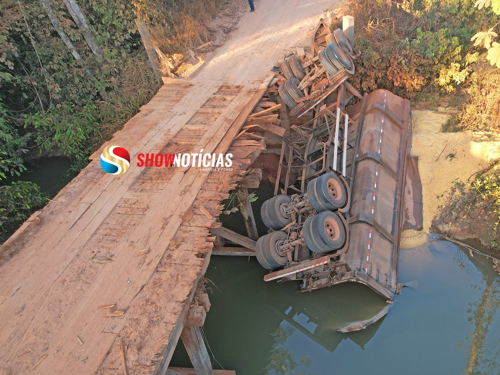 Recupera��o da ponte sobre o C�rrego Marginal na MT-338 atrasa e interdi��o continua