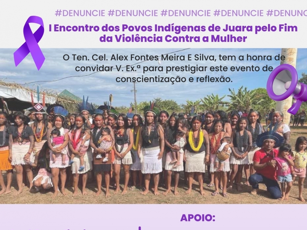 Juara realiza I Encontro dos Povos Ind�genas pelo Fim da Viol�ncia Contra a Mulher