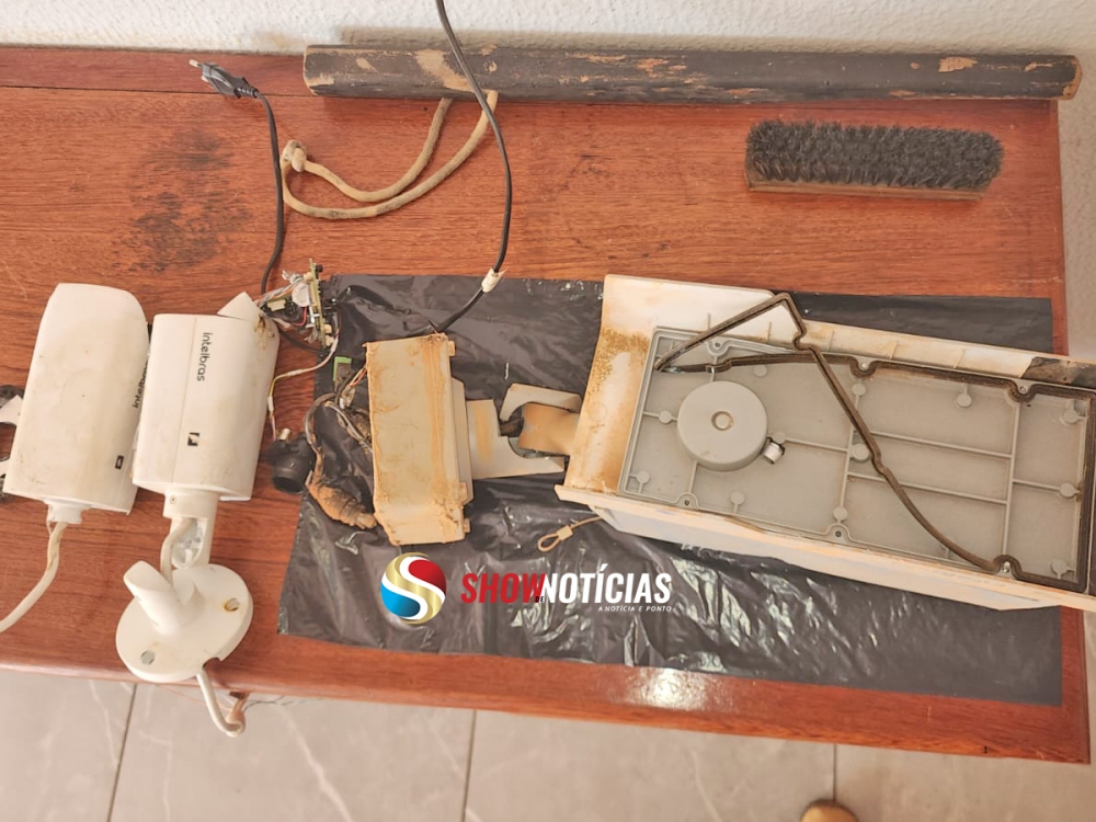 V�ndalos destroem c�meras de monitoramento em Juara durante a madrugada