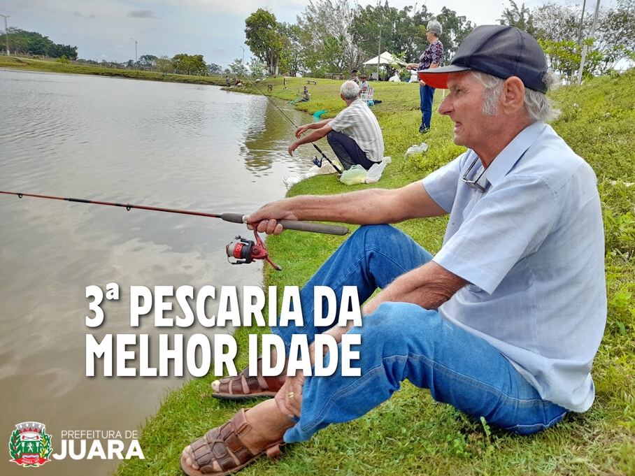 Juara se prepara para a 3� Pescaria da Melhor Idade no Lago Gerald�o