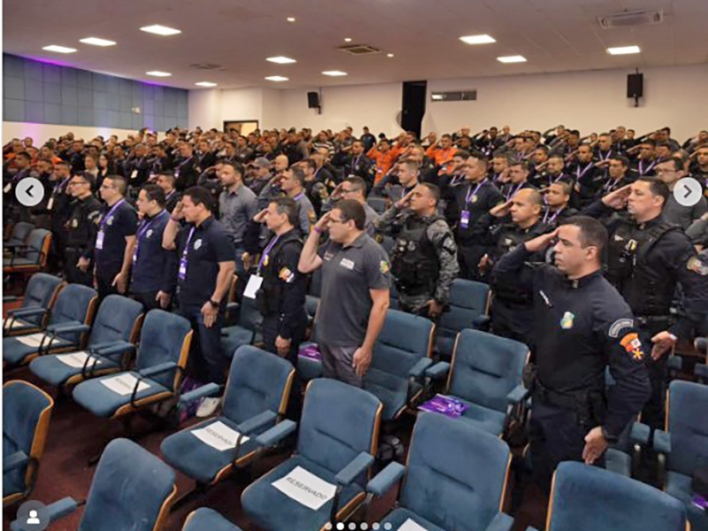 Policiais do 8� CR participam de congresso t�cnico para aprimorar atendimento em casos de viol�ncia dom�stica