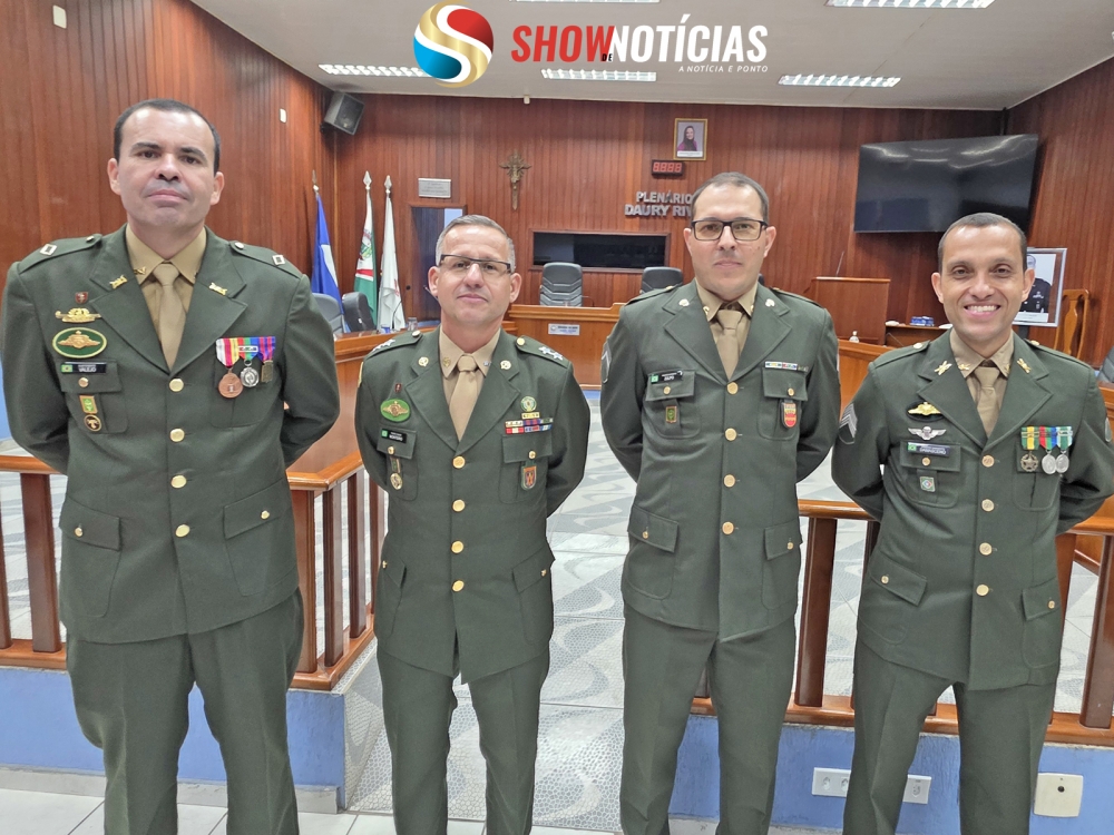 Troca de comando do Tiro de Guerra 09/005 marca noite solene na c�mara de vereadores de Juara