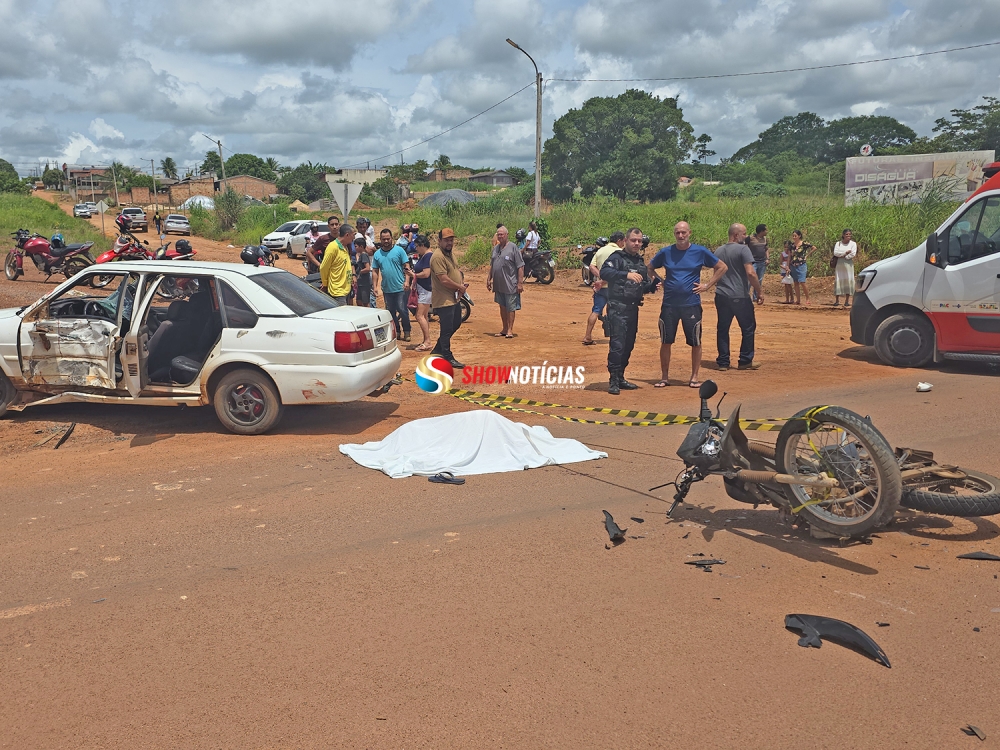 Jovem de 20 anos morre em grave acidente entre motocicleta e carro em Juara