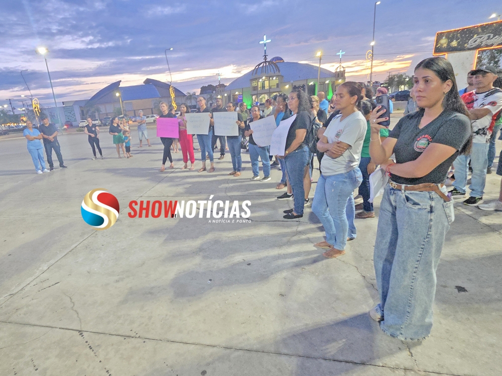 Servidores municipais realizam ato p�blico em Juara em defesa do aux�lio-alimenta��o.