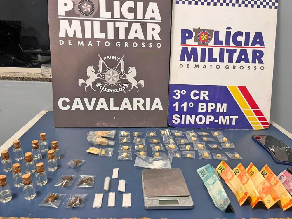  Pol�cia Militar prende nove criminosos suspeitos de latroc�nio contra idoso em Sinop