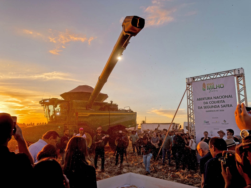 Na Abertura Nacional da Colheita 2� Safra de Milho, em Quer�ncia, Sicredi refor�a o apoio aos produtores em todos os momentos
