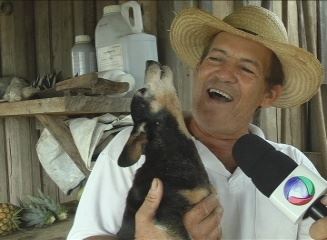 Celebridade: Primo C�ontor do Faro Fino vira not�cia TV Juara.