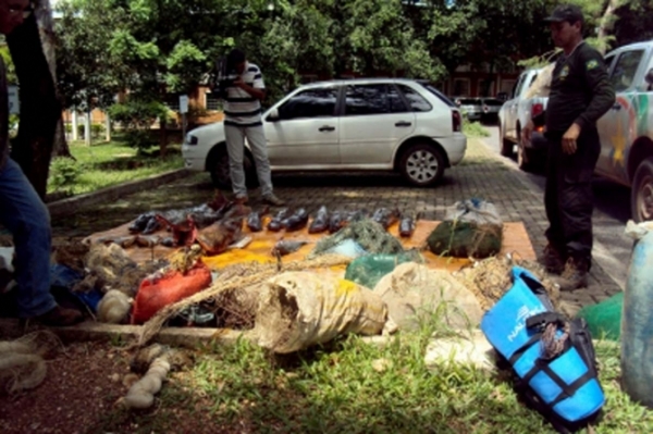 Cresce a apreens�o de pescado em MT