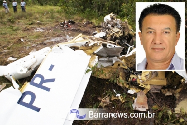 Pol�cia investiga acidente que matou empres�rio e piloto
