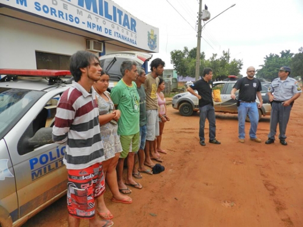 Opera��o conjunta prende seis integrantes de quadrilha de tr�fico de drogas em Itanhang� 