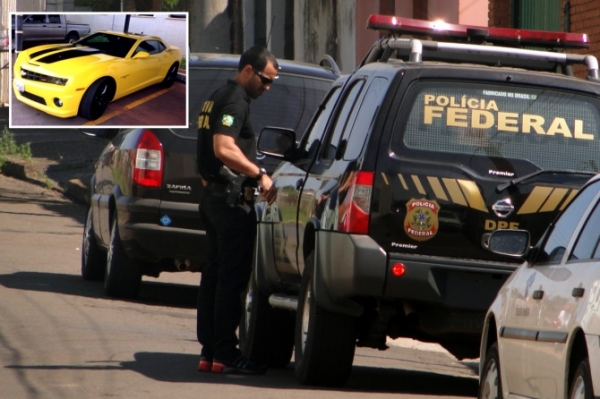 PF apreende R$ 5 milh�es, joias e 25 carros de luxo 