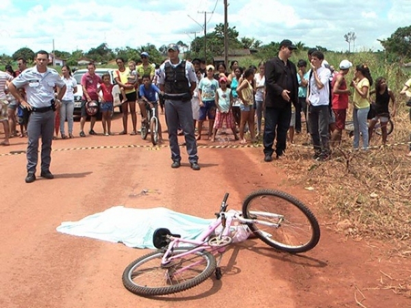 Adolescente de 12 anos morre ao ser atropelada por caminh�o em Aripuan�