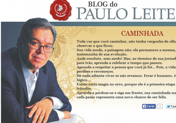 Riva lamenta morte do jornalista e publicit�rio Paulo Leite 