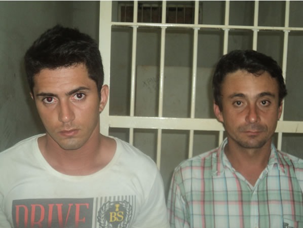 Homens acusados de assalto � m�o armada em Sal�o de Beleza s�o presos pela PM de Juara.