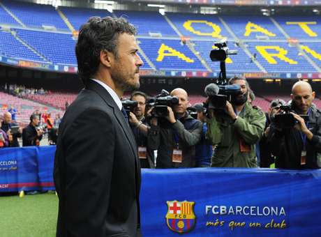 Bar�a: Luis Enrique � apresentado e promete futebol ofensivo