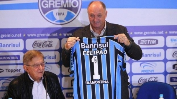 Na chegada ao Gr�mio, Felip�o diz que n�o est� 'nem a�' para discuss�o de 7 a 1 da Copa do Mundo