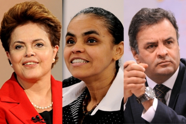 Dilma tem 36%, Marina, 21%, e A�cio, 20%, diz pesquisa Datafolha