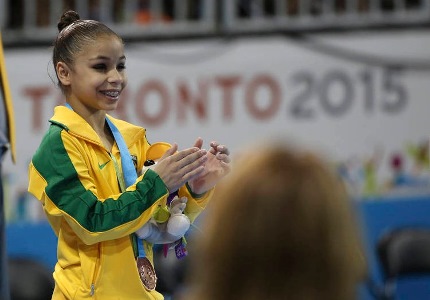 Xod� da gin�stica pode conquistar mais duas medalhas nesta quarta do Pan