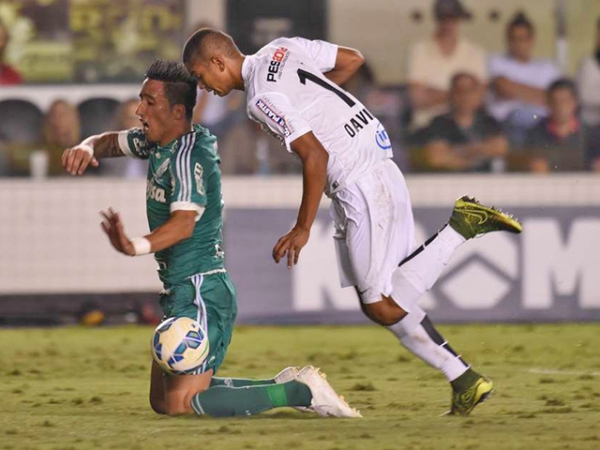 Com gol de Gabriel, Santos vence Palmeiras e sai na frente na decis�o da Copa do Brasil