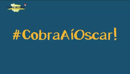 Deputado Oscar Bezerra (PSB) lan�a nas redes sociais a #CobraA�Oscar