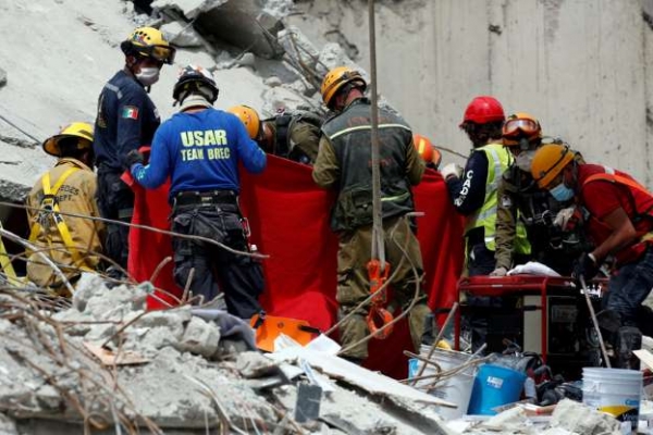 M�xico busca sobreviventes de terremoto mais mortal em 3 d�cadas; n�mero de mortos sobe para 273