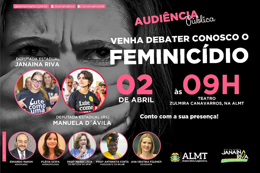 Debate sobre Feminic�dio re�ne presidenci�vel e estudiosos do tema em Cuiab�