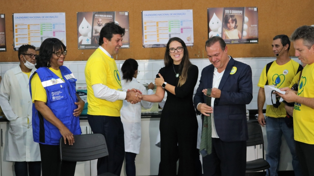 Presidente Janaina participa da 17� Semana de Vacina��o nas Am�ricas