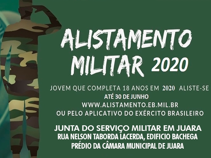 Alistamento militar 2020 pode ser feito pela internet