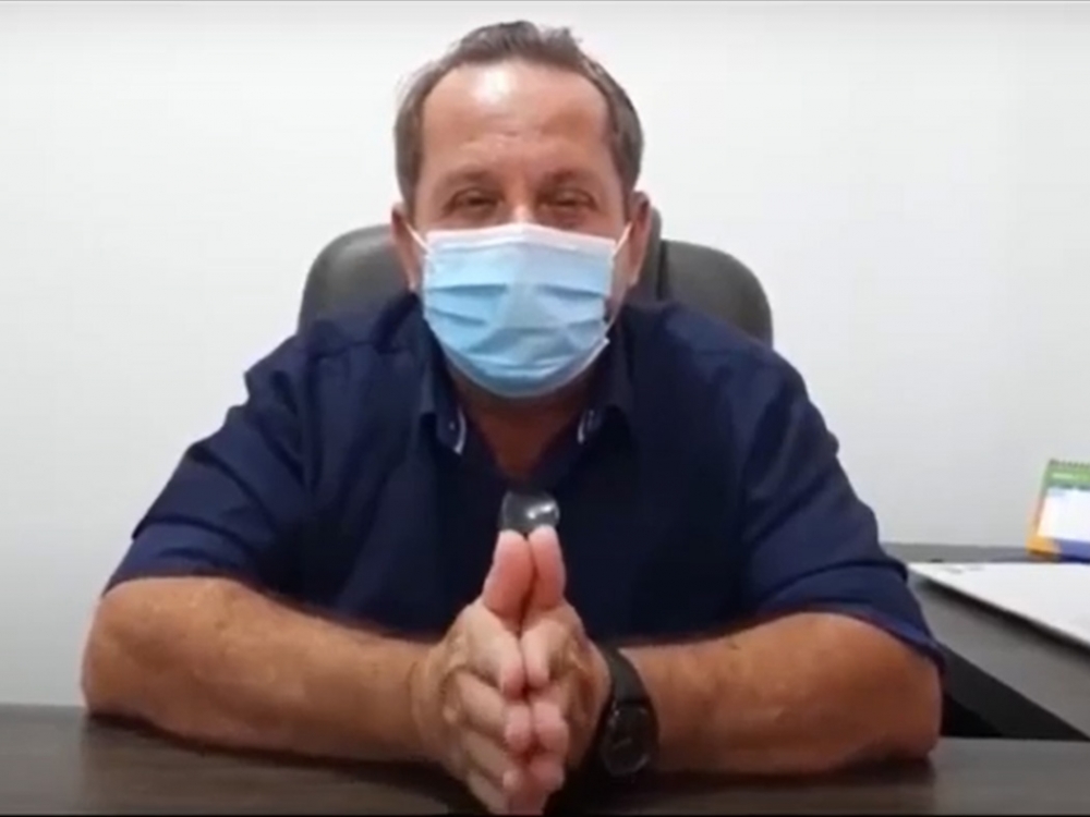 Prefeito de Tabapor� anuncia o primeiro caso confirmado de coronav�rus na cidade.