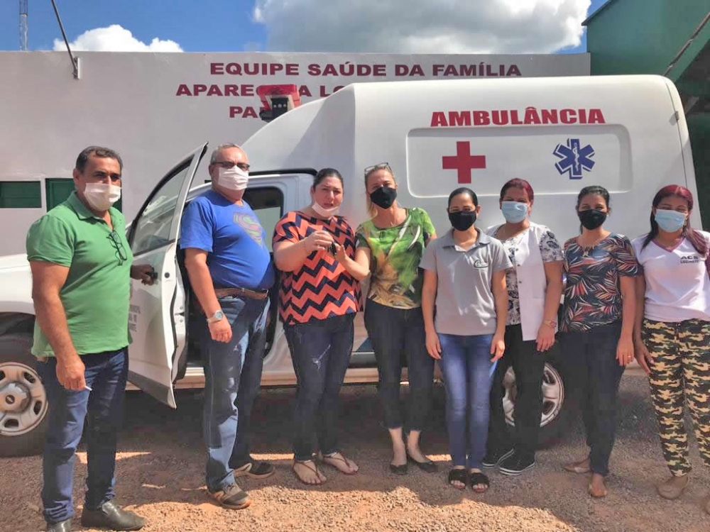O Distrito de Paranorte recebe ambul�ncia zero KM para atender toda a regi�o.