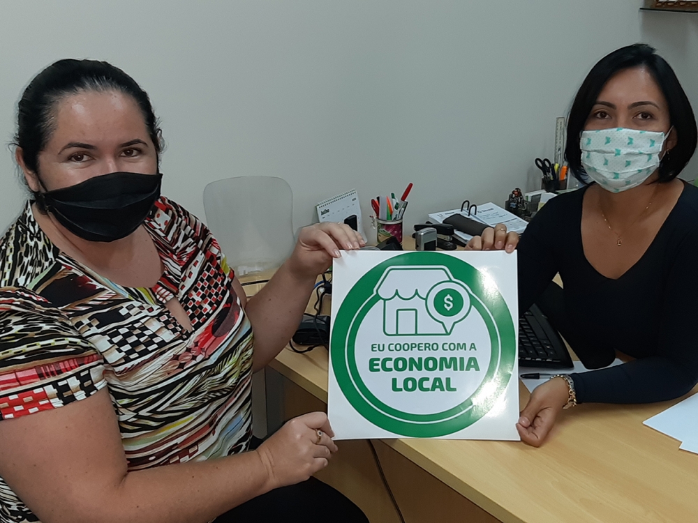 Sicredi e CDL Juara lan�am a campanha �Eu Coopero com a Economia Local.