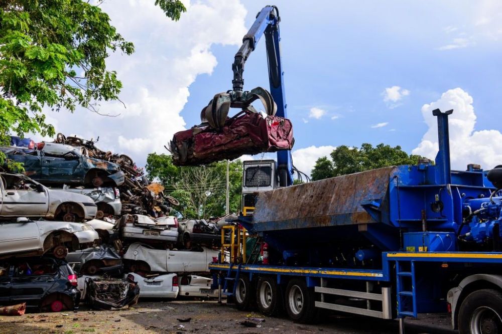 Detran-MT inicia reciclagem de mais de mil ve�culos em Juara, Porto dos Ga�chos e mais 11 munic�pios