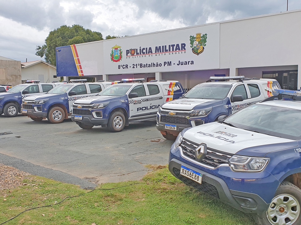 Com a presen�a do subcomandante da PM/MT, autoridades inauguram revitaliza��o do quartel do 21� BPM de Juara