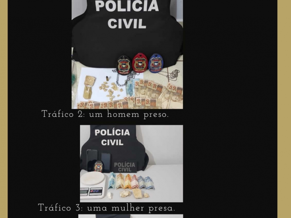Em uma semana Pol�cia Civil de Juara prende seis por tr�fico de drogas.