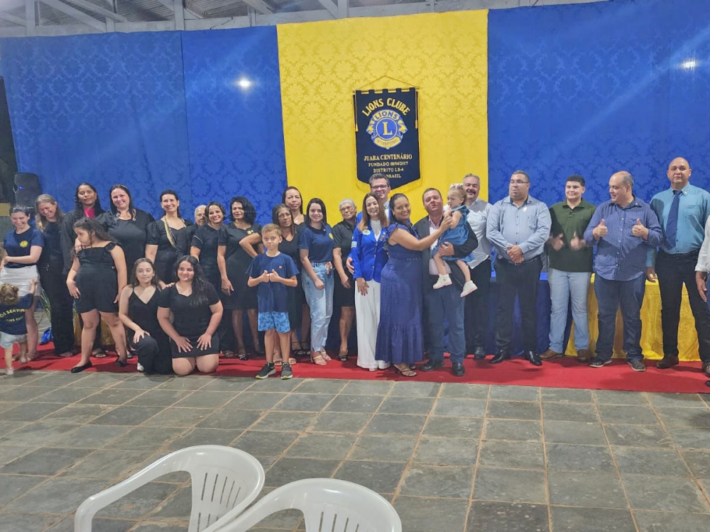 Lions Clube comemora com jantar festivo e presena do governador, os 07 anos da sua recriao em Juara.