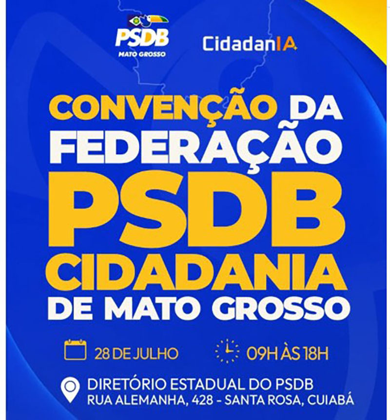 Candidatura de Carlos Sirena ser� homologada durante Conven��o Estadual do PSDB em Cuiab�.