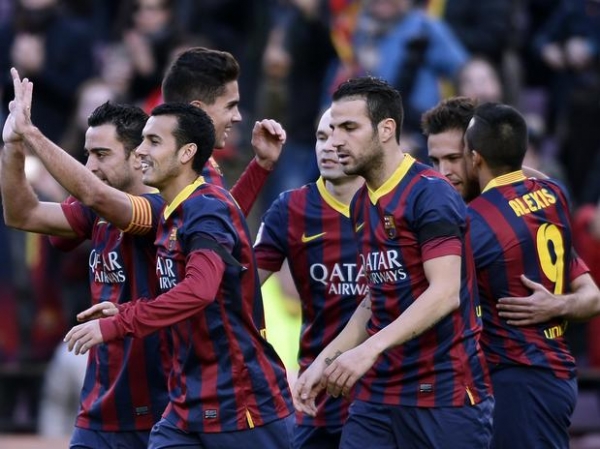 S�nchez comanda vit�ria do Barcelona em dia de Neymar reserva