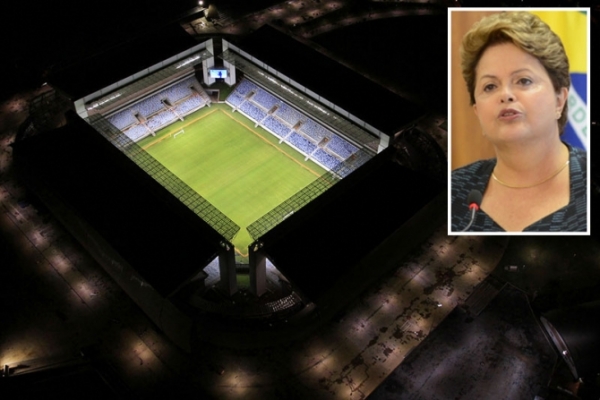 Dilma cancela inaugura��o simb�lica da Arena Pantanal