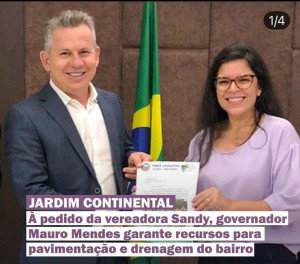 Será que vamos saber hoje quem é o pai ou mãe do asfalto do Bairro Continental?